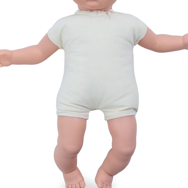 Puppe Nicole 42 cm mit langen Haaren Schlafaugen & Weichkörper für Kinder Spielzeug-Puppe Spielpuppe Spielwaren Geschenkidee Geburtstag Weihnachten