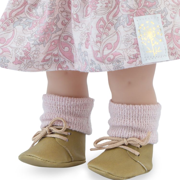 Puppe Nicole 42 cm mit langen Haaren Schlafaugen & Weichkörper für Kinder Spielzeug-Puppe Spielpuppe Spielwaren Geschenkidee Geburtstag Weihnachten