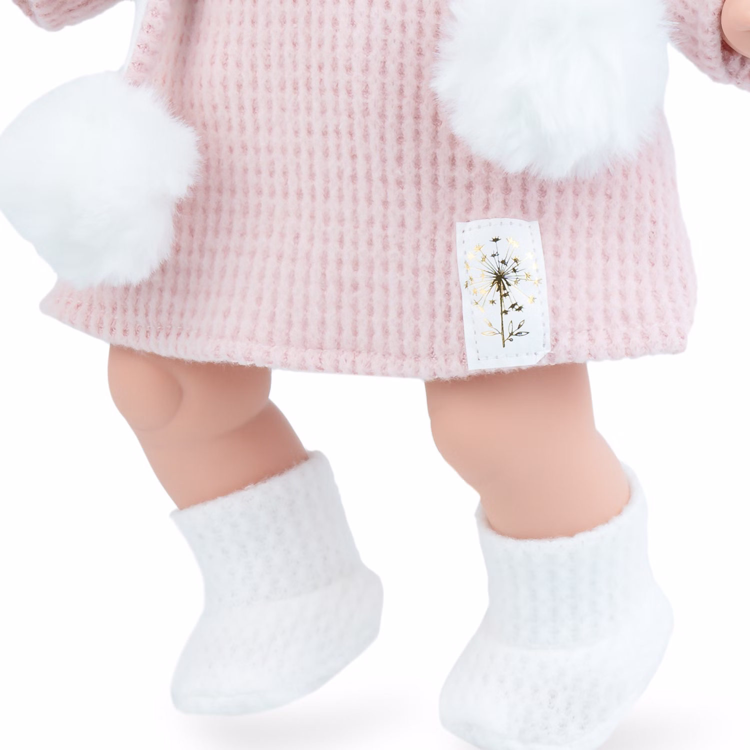 Puppe Pia 45 cm mit langen braunen Haaren Weichkörper für Kinder Spielzeug-Puppe Spielpuppe Spielwaren Geschenkidee Geburtstag Weihnachten