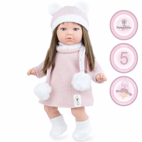 Puppe Pia 45 cm mit langen braunen Haaren Weichkörper für Kinder Spielzeug-Puppe Spielpuppe Spielwaren Geschenkidee Geburtstag Weihnachten Puppe Pia 45 cm mit langen braunen Haaren Weichkörper für Kinder Spielzeug-Puppe Spielpuppe Spielwaren Geschenkidee Geburtstag Weihnachten