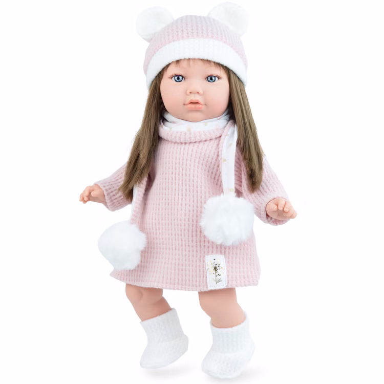 Puppe Pia 45 cm mit langen braunen Haaren Weichkörper für Kinder Spielzeug-Puppe Spielpuppe Spielwaren Geschenkidee Geburtstag Weihnachten Puppe Pia 45 cm mit langen braunen Haaren Weichkörper für Kinder Spielzeug-Puppe Spielpuppe Spielwaren Geschenkidee Geburtstag Weihnachten