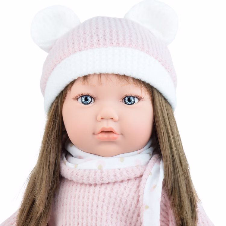 Puppe Pia 45 cm mit langen braunen Haaren Weichkörper für Kinder Spielzeug-Puppe Spielpuppe Spielwaren Geschenkidee Geburtstag Weihnachten Puppe Pia 45 cm mit langen braunen Haaren Weichkörper für Kinder Spielzeug-Puppe Spielpuppe Spielwaren Geschenkidee Geburtstag Weihnachten