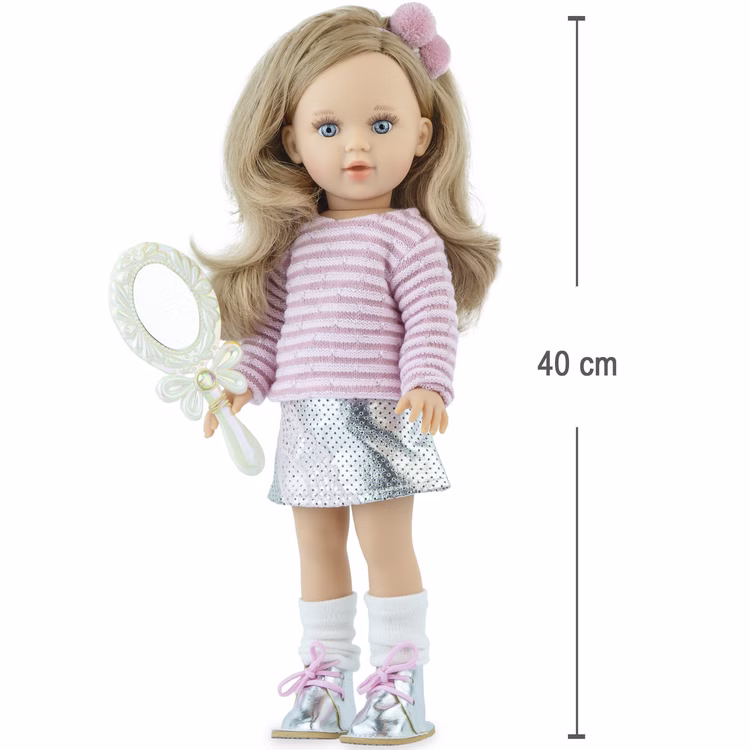 Puppe Taylor 40 cm mit langen blonden Haaren und Vinylkörper für Kinder Spielzeug-Puppe Spielpuppe Spielwaren Geschenkidee Geburtstag Weihnachten Puppe Taylor 40 cm mit langen blonden Haaren und Vinylkörper für Kinder Spielzeug-Puppe Spielpuppe Spielwaren Geschenkidee Geburtstag Weihnachten