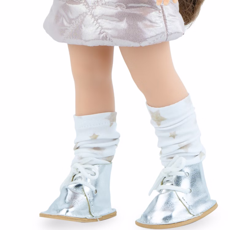 Puppe Linda 40 cm mit braunen geflochtenen Zöpfen und Vinylkörper für Kinder Spielzeug-Puppe Spielpuppe Spielwaren Geschenkidee Geburtstag Weihnachten Puppe Linda 40 cm mit braunen geflochtenen Zöpfen und Vinylkörper für Kinder Spielzeug-Puppe Spielpuppe Spielwaren Geschenkidee Geburtstag Weihnachten