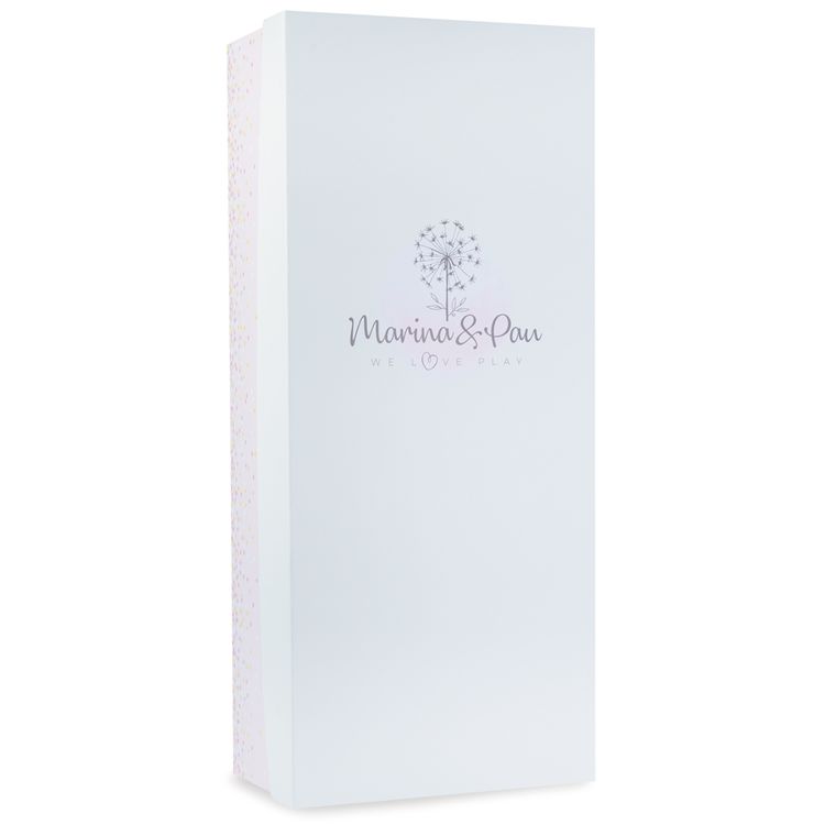 Puppe Linda 40 cm mit braunen geflochtenen Zöpfen und Vinylkörper für Kinder Spielzeug-Puppe Spielpuppe Spielwaren Geschenkidee Geburtstag Weihnachten