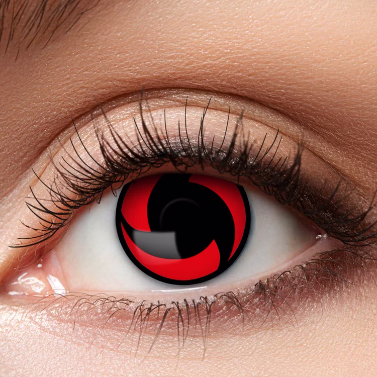 Manga Kontaktlinsen Rot Kakashi Mangekyou Sharingan weich mit 60 ml Kombilösung & Behälter Kontaktlinsen-Zubehör Kostüm-Zubehör Halloween Fasching Karneval Mottoparty Manga Kontaktlinsen Rot Kakashi Mangekyou Sharingan weich mit 60 ml Kombilösung & Behälter Kontaktlinsen-Zubehör Kostüm-Zubehör Halloween Fasching Karneval Mottoparty