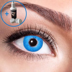 Natürliche Kontaktlinsen Blau weich inkl. 60 ml Kombilösung mit Behälter Kontaktlinsen-Zubehör Kostüm-Zubehör Halloween Fasching Karneval Mottoparty Natürliche Kontaktlinsen Blau weich inkl. 60 ml Kombilösung mit Behälter Kontaktlinsen-Zubehör Kostüm-Zubehör Halloween Fasching Karneval Mottoparty