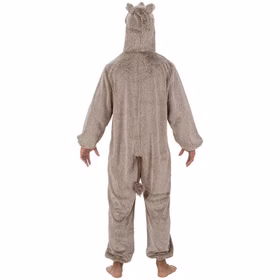 Wildschwein Kostüm aus Asterix & Obelix für Erwachsene 180-190 cm grau Tier Tierkostüm Lizenzkostüm Fasching Karneval Mottoparty Paar- und Gruppenkostüm Wildschwein Kostüm grau-braun von Hinten für Erwachsene