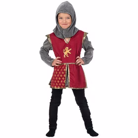 Ritter Kostüm Prinz Lion Heart für Kinder Gr. 104-140 Mittelalter Fasching Karneval Mottoparty Mittelalterfest Ritterfest Kinderfasching Kindergeburtstag Rollenspiel Ritter Kostüm Prinz Lion Heart für Kinder von Vorne