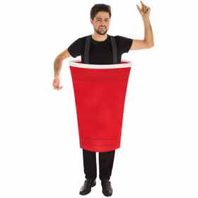 Beer Pong Kostüm für Erwachsene von Vorne