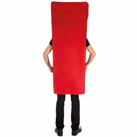 Kuss Kabinen Kostüm Free Kissing Booth JGA-Spaßkostüm für Erwachsene Kissing Box Fasching Karneval Mottoparty Party-Outfit Kuss Kabinen Kostüm Free Kissing von Hinten