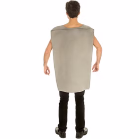 Toiletten Kostüm Verrücktes WC für Erwachsene Onesize JGA Spaßkostüm Fasching Karneval Mottoparty Toiletten Kostüm Verrücktes WC für Erwachsene von Hinten