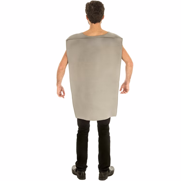 Toiletten Kostüm Verrücktes WC für Erwachsene Onesize JGA Spaßkostüm Fasching Karneval Mottoparty Toiletten Kostüm Verrücktes WC für Erwachsene von Hinten