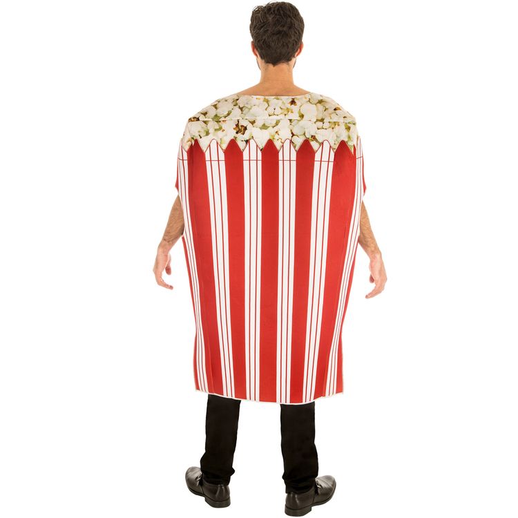 Popcorn Kostüm Popcorn-Tüte für Erwachsene von Vorne