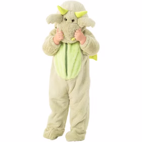 Drachen Kostüm Kleiner Mini Drache Yari für Babys & Kleinkinder Gr. 86-96 Tier Tierkostüm Fasching Karneval Mottoparty Kinderfasching Kindergeburtstag Drachen Kostüm Kleiner Mini Drache Yari von Vorne mit Blick auf die Kapuze