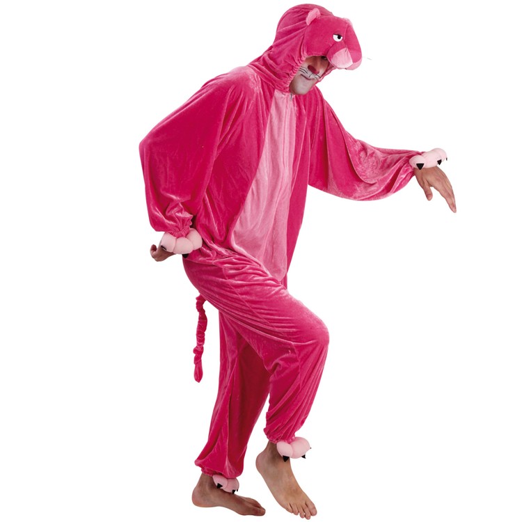 Pink Panther Kostüm Pauli für Herren von der Seite