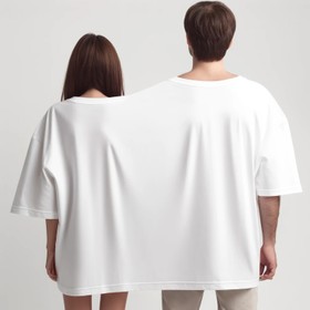 Doppel T-Shirt für zwei Personen mit zwei Kopföffnungen von Vorne