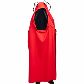 Monster Kostüme Yoko & Yuki für Erwachsene Paarkostüm Rot Grün Onesize Damen und Herren Paar- und Gruppenkostüm Fasching Karneval Mottoparty Halloween Rotes Monster Kostüm von Vorne