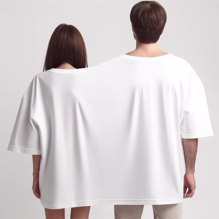 Doppel T-Shirt für 2 Personen Wunschname Nachname für Geburtstage & Hochzeiten Partyspiel Fun-T-Shirt Fasching Karneval Mottoparty Wunschname Doppel T-Shirt für zwei Personen mit zwei Kopföffnungen von Hinten