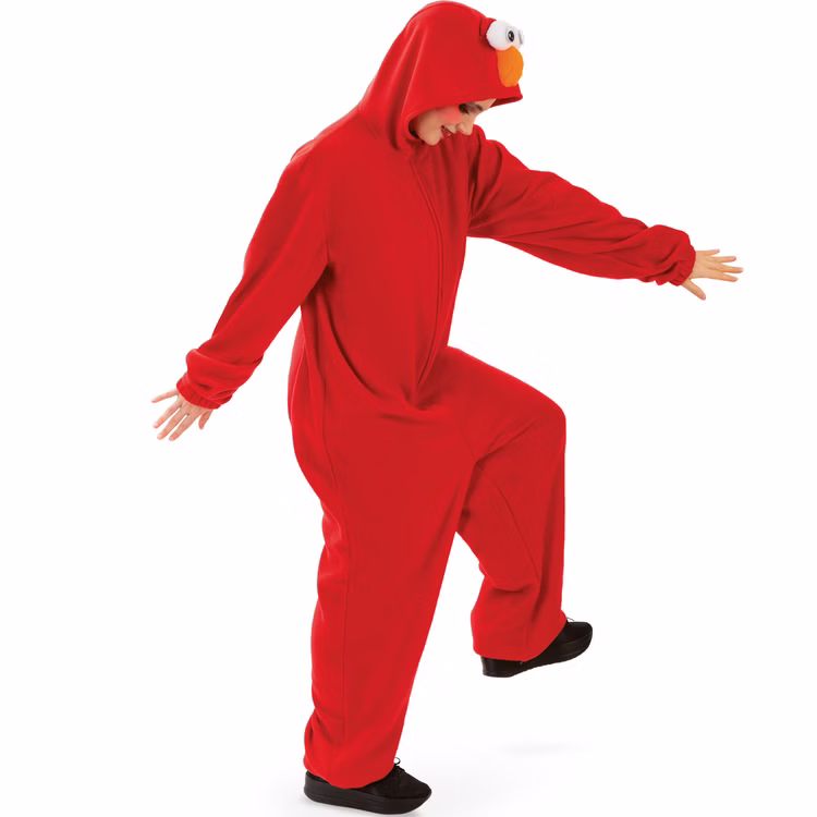 Monster Kostüm Kuschelmonster Omle Rot für Erwachsene Gr. L-XXL Fasching Karneval Mottoparty Unisex-Kostüm Monster Kostüm Kuschelmonster Omle Rot für Erwachsene von der Seite