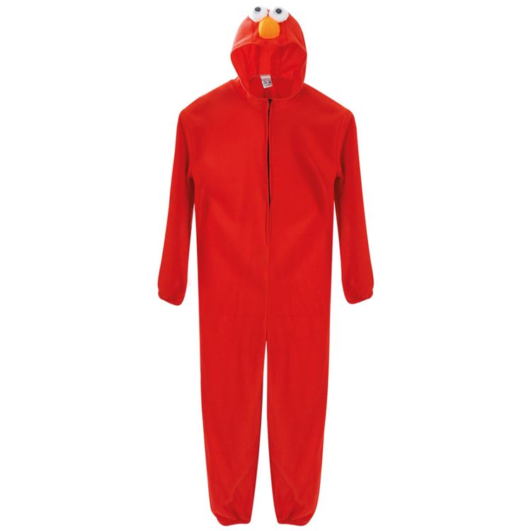 Monster Kostüm Kuschelmonster Omle Rot für Erwachsene Monster Kostüm Kuschelmonster Omle Rot für Erwachsene von Hinten und von Vorne