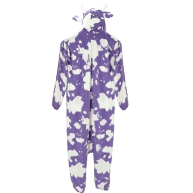 Kuh Kostüm Lila Kuh Kuhnigunde für Erwachsene für Damen und Herren von Vorne