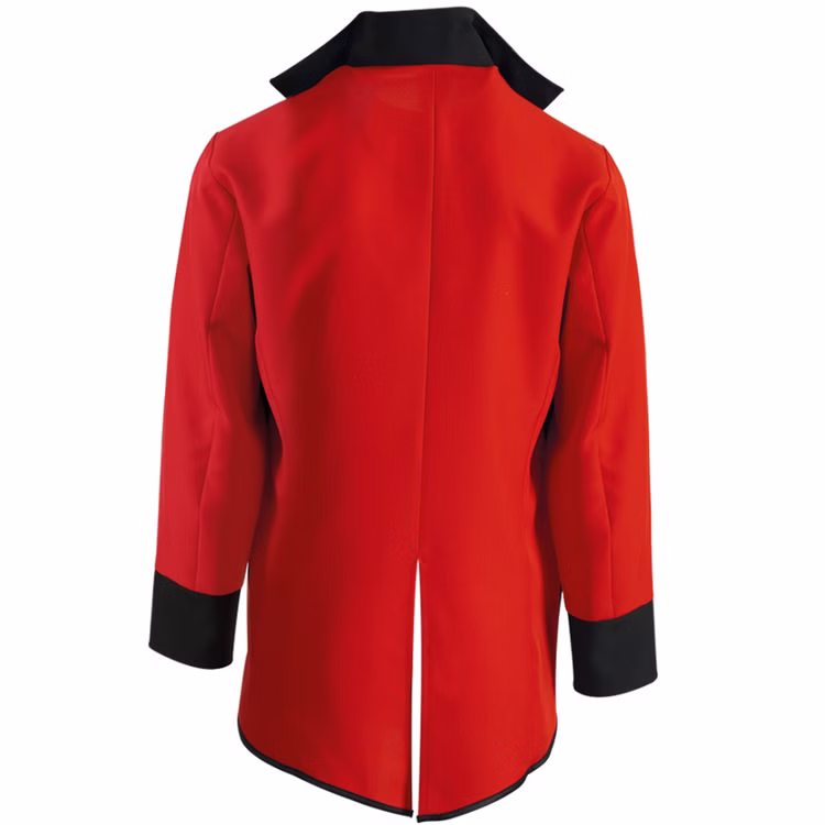 Teufel Kostüm LED Sakko Lucifer für Herren Gr. M-XL rot Halloween Fasching Karneval Mottoparty Teufel Kostüm LED Sakko Lucifer für Herren von Hinten