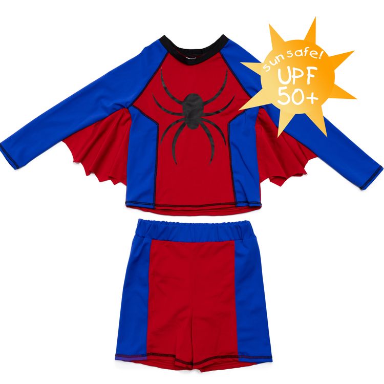 UV-Kleidung Super Spider 2-tlg. UPF 50+ UV Schützend Bademode für Kinder UV-Kleidung Super Spider 2-tlg. UPF 50+ UV Schutz Bademode für Kinder 3-6 Jahre
