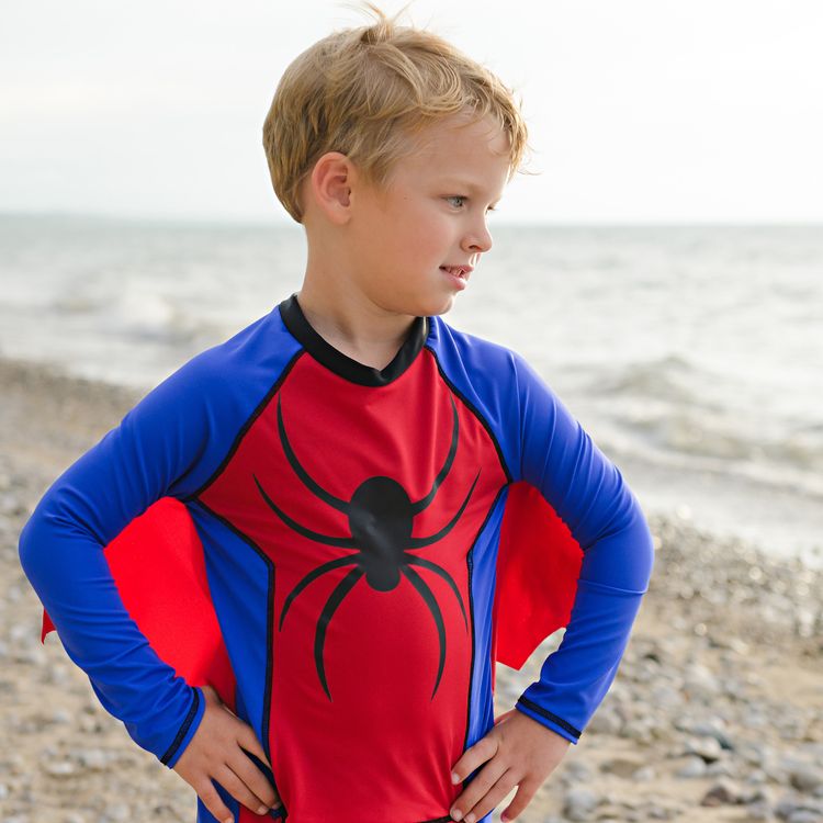 UV-Kleidung Super Spider 2-tlg. UPF 50+ UV Schützend Bademode für Kinder UV-Kleidung Super Spider 2-tlg. UPF 50+ UV Schutz Bademode für Kinder 3-6 Jahre