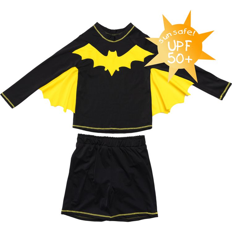 UV-Kleidung Super Bat Fledermaus 2-tlg. UPF 50+ UV Schützend Bademode für Kinder UV-Kleidung Super Bat Fledermaus 2-tlg. UPF 50+ UV Schutz Bademode für Kinder