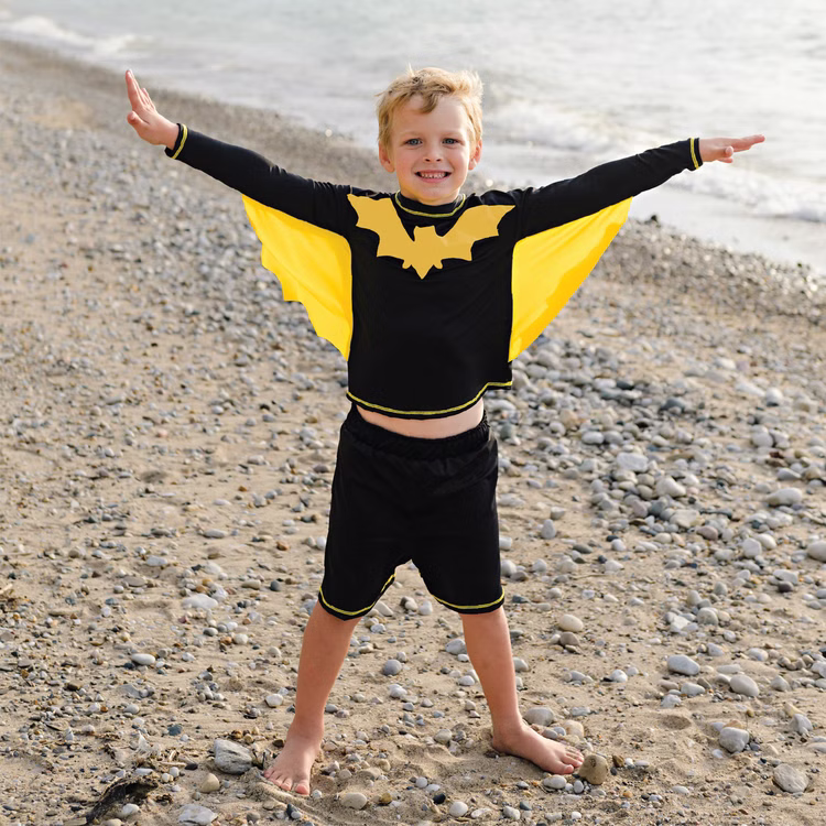 UV-Kleidung Super Bat Fledermaus 2-tlg. UPF 50+ UV Schutz Bademode für Kinder UV-Kleidung Super Bat Fledermaus 2-tlg. UPF 50+ UV Schutz Bademode für Kinder
