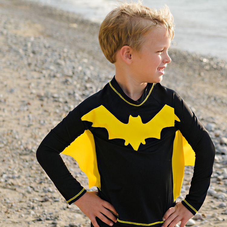 UV-Kleidung Super Bat Fledermaus 2-tlg. UPF 50+ UV Schützend Bademode für Kinder UV-Kleidung Super Bat Fledermaus 2-tlg. UPF 50+ UV Schutz Bademode für Kinder