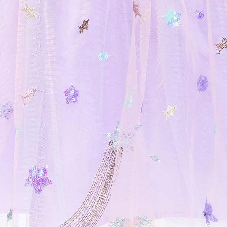 Sommerkleid Taylor's Prinzessin Kleid Lila mit Tüll Kostüm Sängerin für Kinder