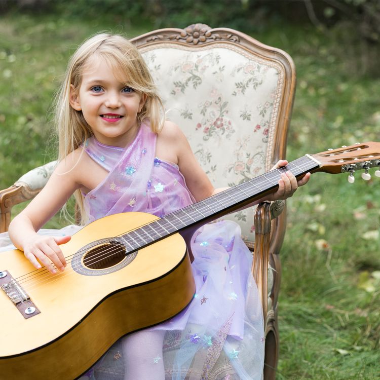 Sommerkleid Taylor's Prinzessin Kleid Lila mit Tüll Kostüm Sängerin für Kinder