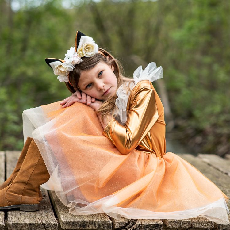 Fuchs Kostüm Kleid Fanny Fox mit Haarreif für Kinder Fuchs Kostüm Kleid Fanny Fox mit Haarreif für Kinder Gr. 98-128