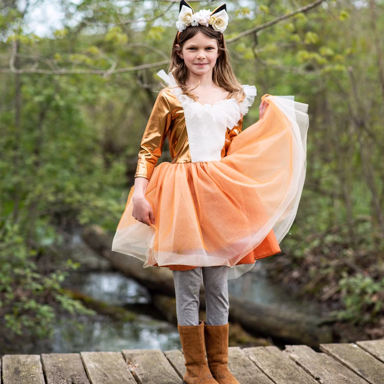 Fuchs Kostüm Kleid Fanny Fox mit Haarreif für Kinder Gr. 98-128 Fuchs Kostüm Kleid Fanny Fox mit Haarreif für Kinder Gr. 98-128