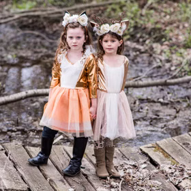 Reh Kostüm Rehkitz Finja Kleid mit Haarreif-Geweih für Kinder Gr. 98-128 Reh Kostüm Rehkitz Finja Kleid mit Haarreif-Geweih für Kinder Gr. 98-128
