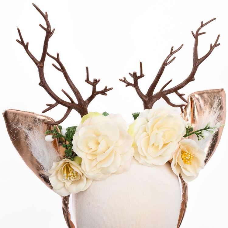 Reh Kostüm Rehkitz Finja Kleid mit Haarreif-Geweih für Kinder Reh Kostüm Rehkitz Finja Kleid mit Haarreif-Geweih für Kinder Gr. 98-128