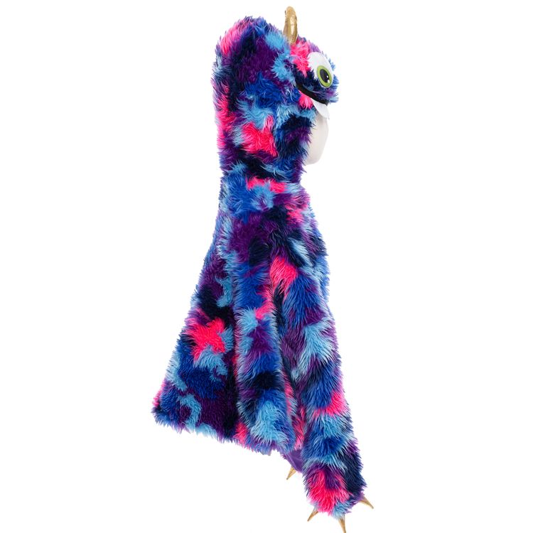 Monster Kostüm Crazy Sulley mit Wackelaugen für Kinder 4-6 Jahre Halloween