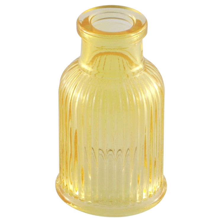 Gelbe Deko-Vase klein von Vorne