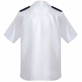 Piloten Kostüm Hemd Kapitän für Herren Gr. L-XXL weiß Berufe Kostüm-Zubehör Fasching Karneval Mottoparty Piloten Kostüm Kapitän für Herren von hinten