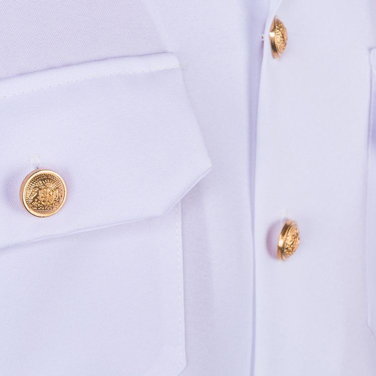 Piloten Kostüm Kapitän für Herren von vorne