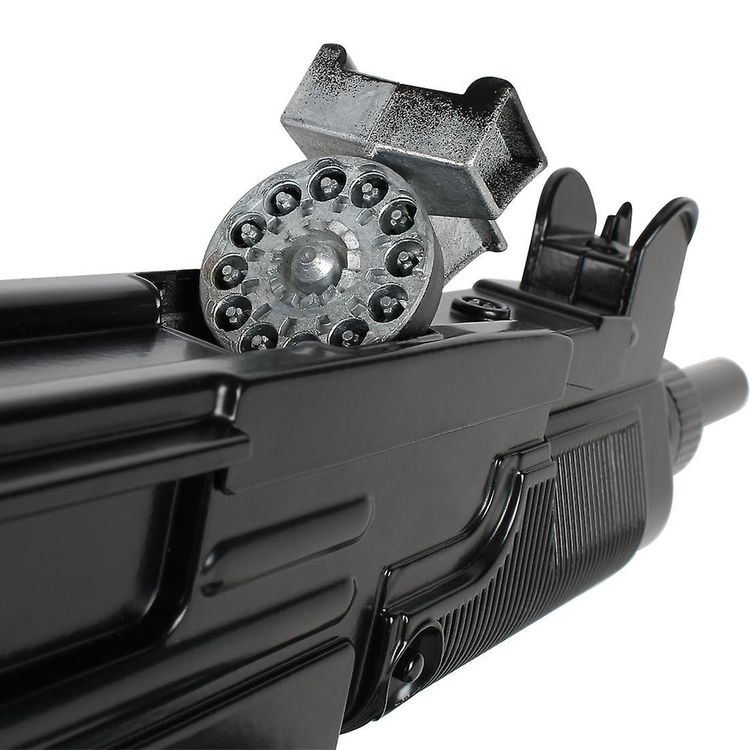 Maschinenpistole Schwarz 47 cm lang M-134 inkl. 144 Schuss-Munition