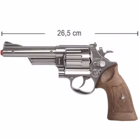 15228-Revolver-Polizei-Silber-Braun-Magnum-Pistole-26-5-cm-Metallgehaeuse-12-Schuss_2.jpg