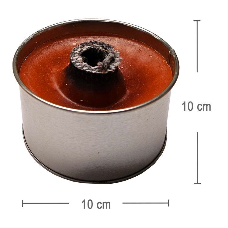 Fackeltopf - Großer Flamme - 2,5h Brennzeit Fackeltopf mit 2,5 Stunden Brenndauer von Vorne im Garten stehend mit großer Flamme