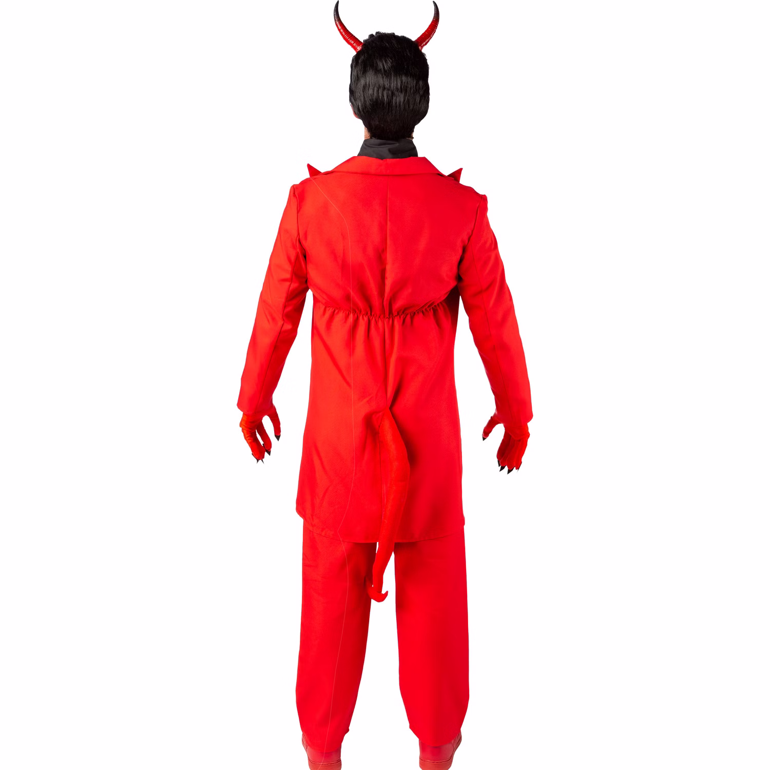 Teufel Kostüm Fürst der Hölle für Herren Gr. S-XXXL rot Halloween Fasching Karneval Mottoparty Teufel Kostüm Fürst der Hölle für Herren von Hinten