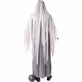 Halloween Kostüm Geist Daemon für Herren Gr. S-XXXL grau Gespenst Fasching Karneval Mottoparty Halloween Kostüm Geist Daemon für Herren von Hinten