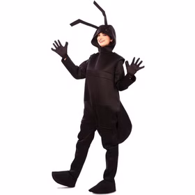 Ameisen Kostüm Waldameise Big Ants für Erwachsene Schwarz G. S-L Paarkostüm Gruppenkostüm Tier Tierkostüm Fasching Karneval Mottoparty Ameisen Kostüm Waldameise Big Ants für Erwachsene von der Seite mit der rechten und linken Hand winkend