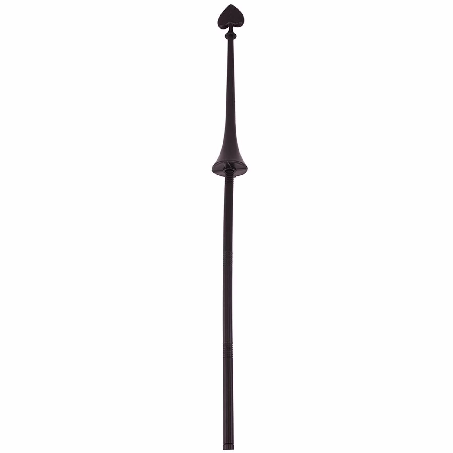 Spielkarten Stab Herz Spazierstock Schwarz 139 cm 4-teilig für Erwachsene