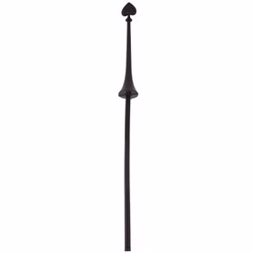 Spielkarten Stab Herz Spazierstock Schwarz 139 cm 4-teilig für Erwachsene
